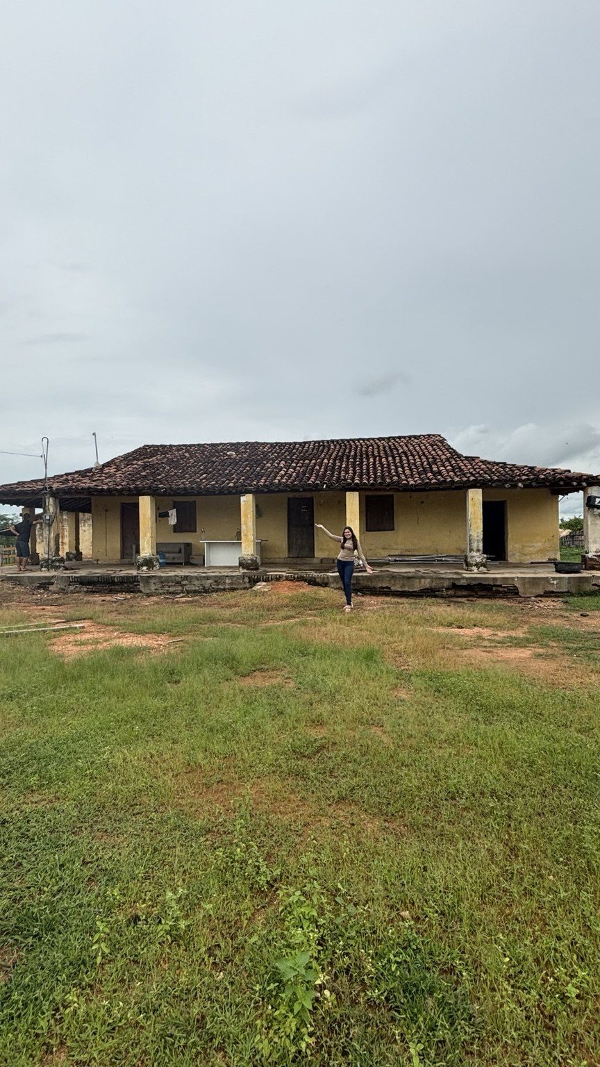Registro inicial da casa de fazenda antes da intervenção